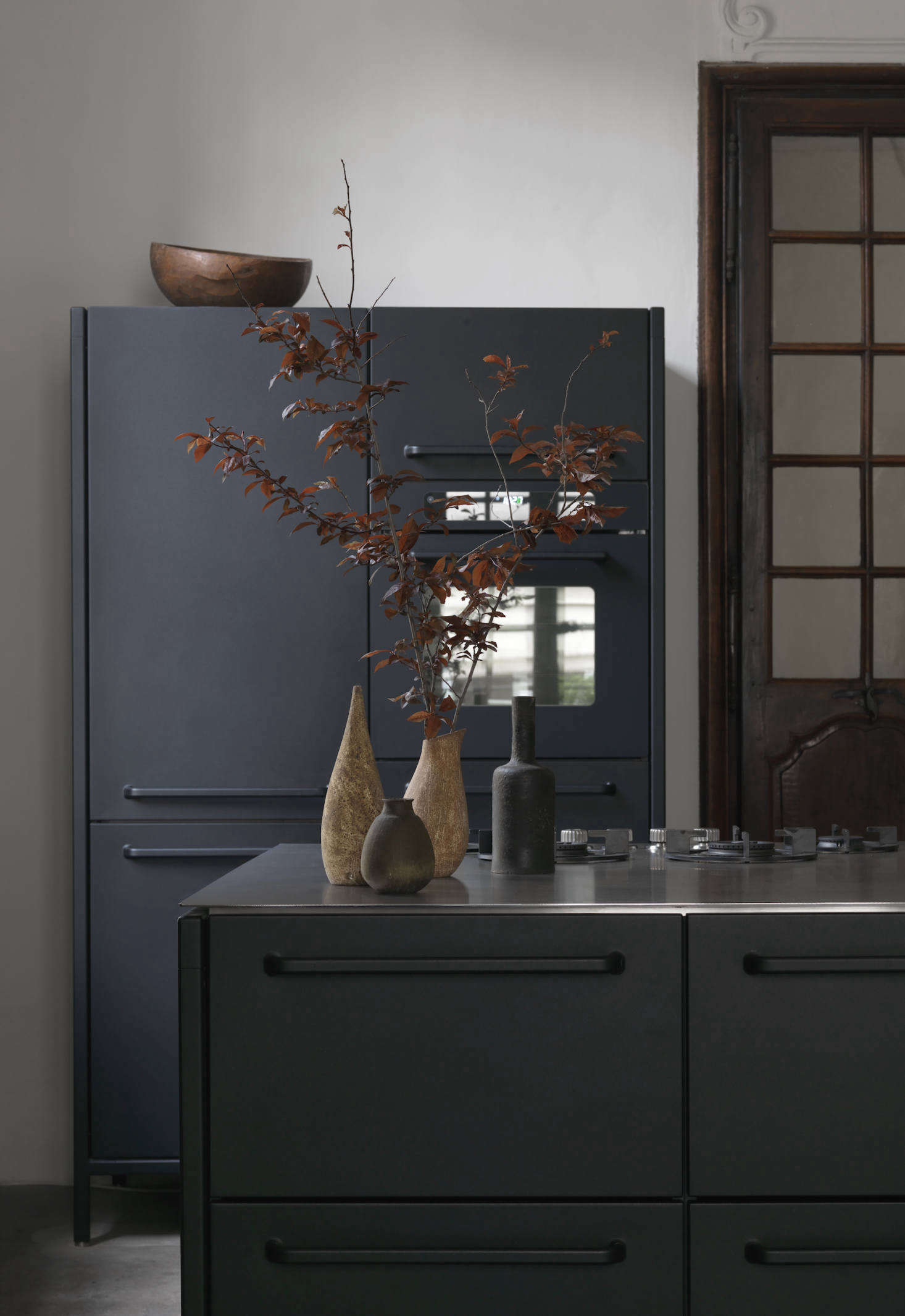 “We bought the kitchen in Denmark after having seen it in a magazine. Being half Danish, I do have a predilection for the design traditions and functional philosophy expressed in the Vipp kitchen and other Danish designs,