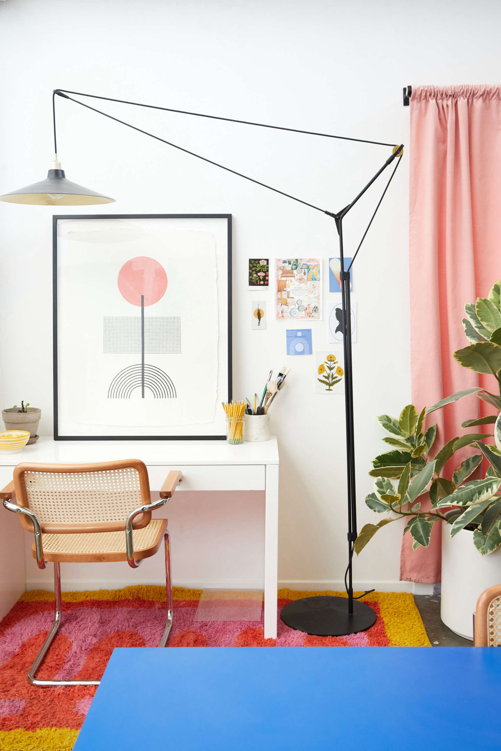 LA Chic Textiles: A Tour of Block Shop's Scarves, Rugs, and Art