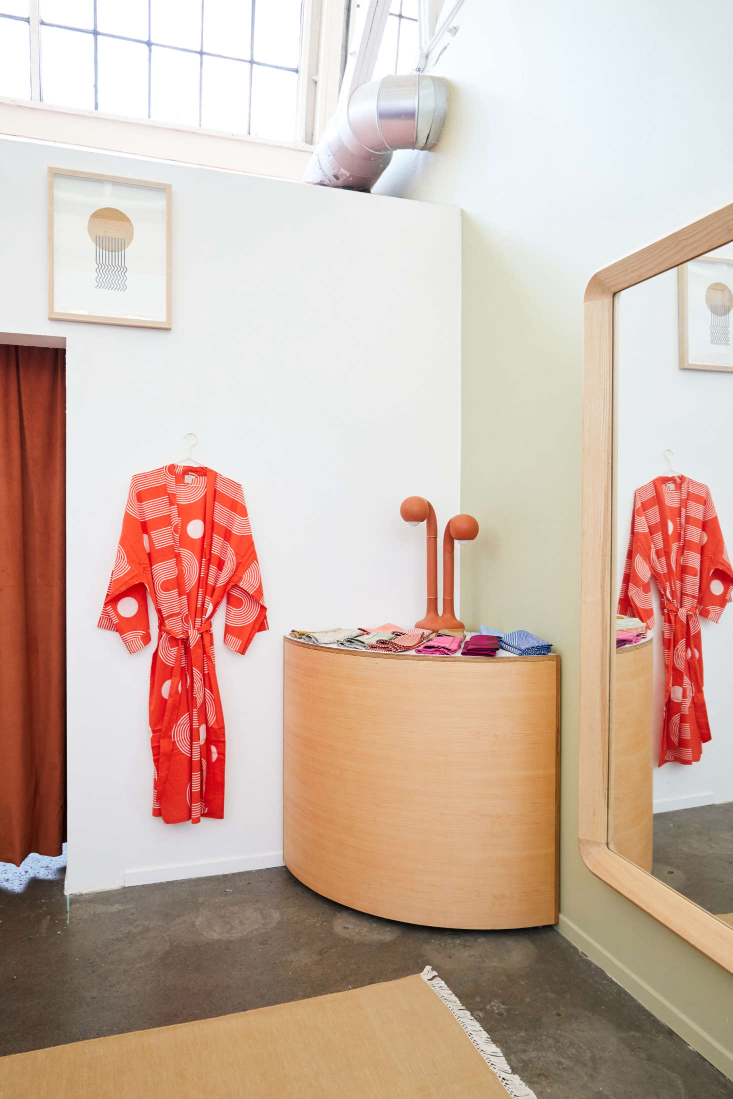 LA Chic Textiles: A Tour of Block Shop's Scarves, Rugs, and Art