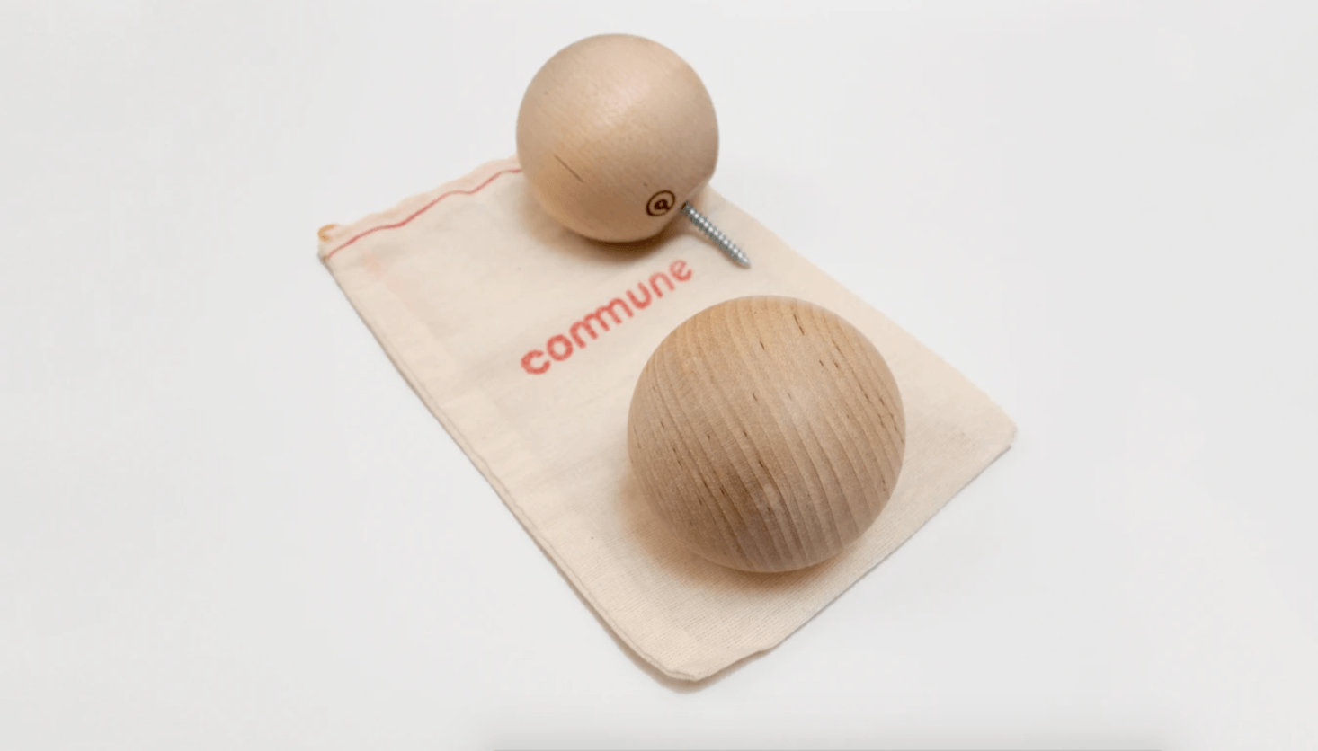 A pair of Birch Ball Hooks from Commune Design is $30.