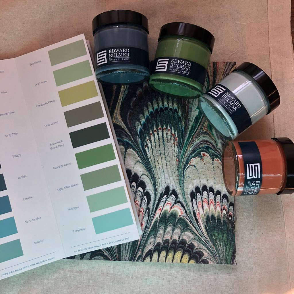 Color cards and sample pots are available.