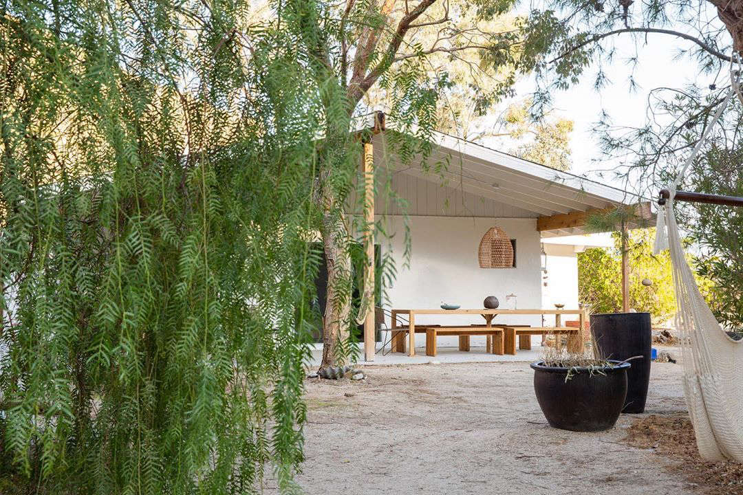The house is set on on five acres.