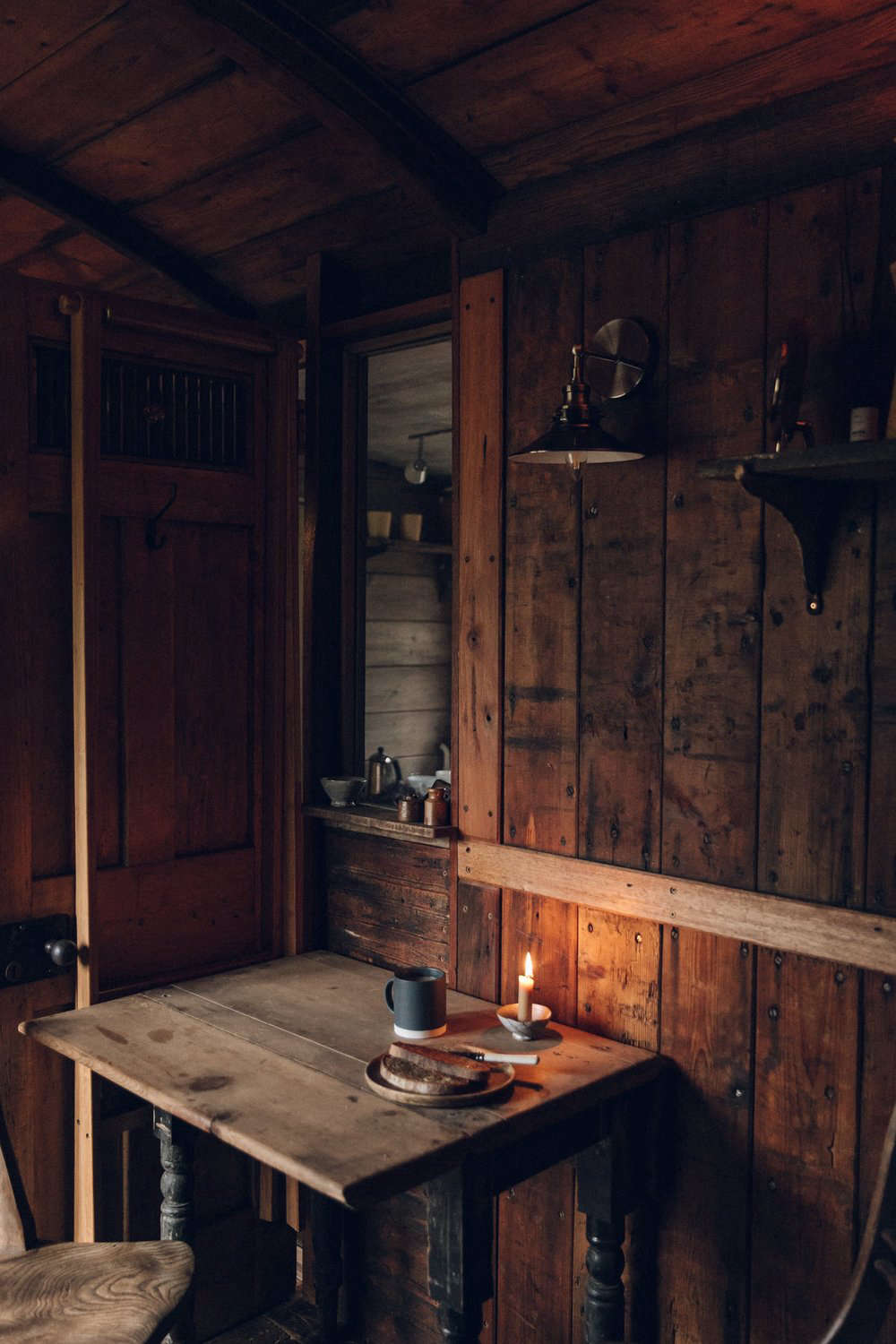 Table for one with a pass-through.