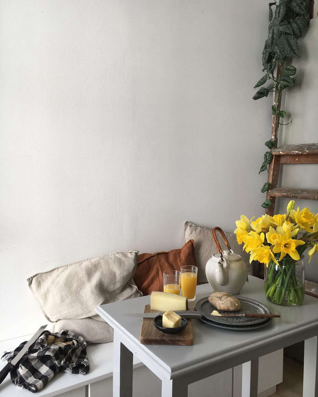 A light-filled place for breakfast.