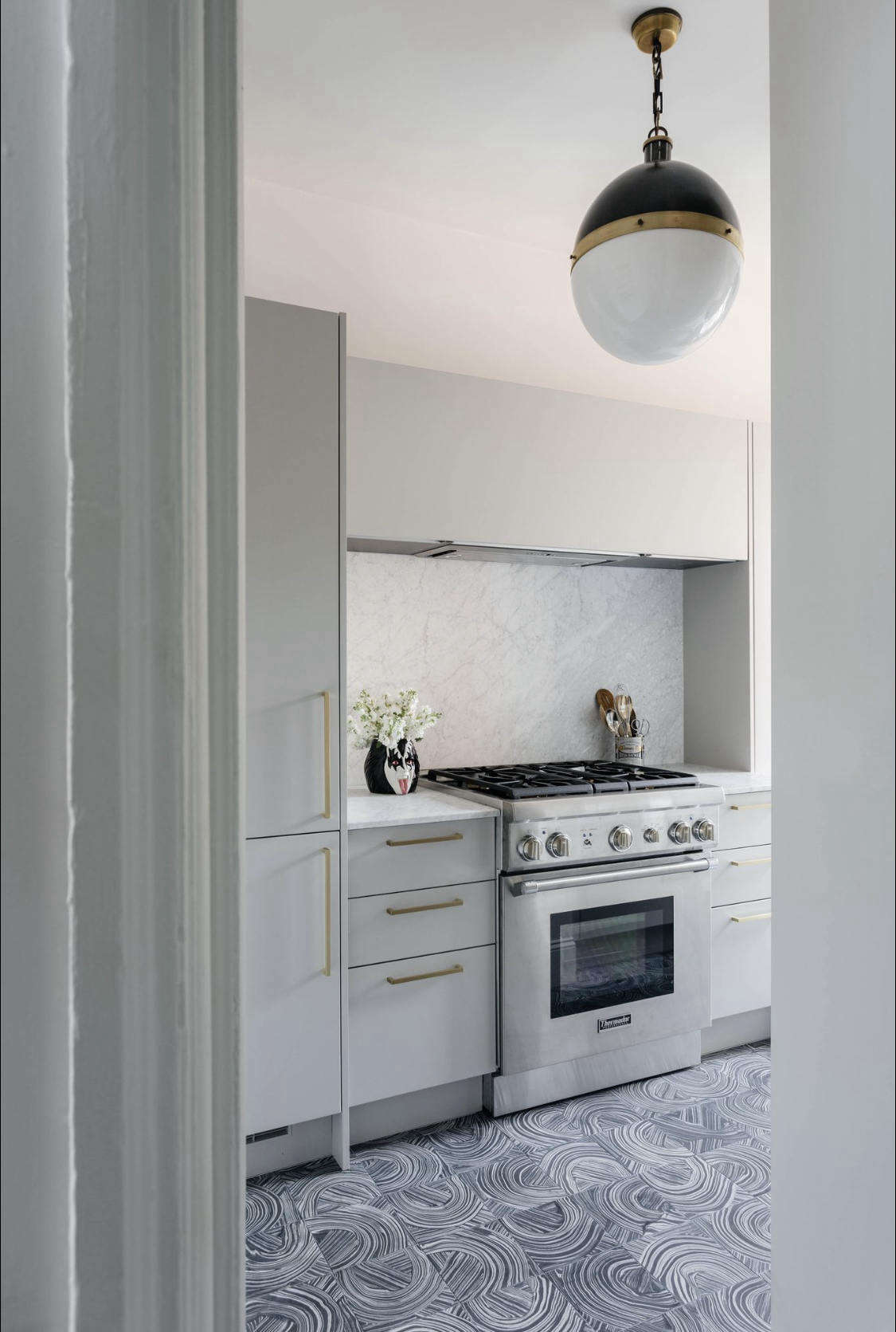 The client is an avid cook and requested a gut renovation for the kitchen. It turned out to be Delia