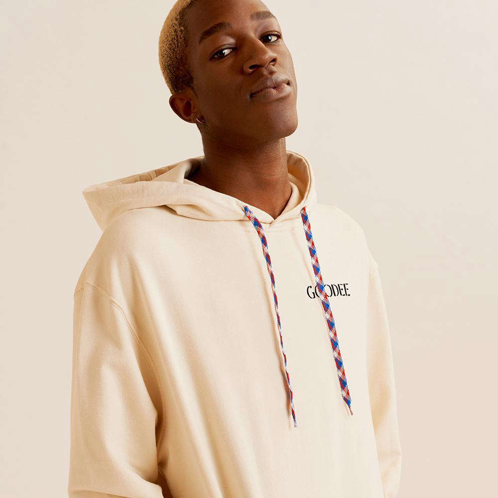 And we love Goodee’s own limited-edition Goodee Hoodie ($0), shown here in the color Alabaster and made in collaboration with ethical clothing company Kotn.
