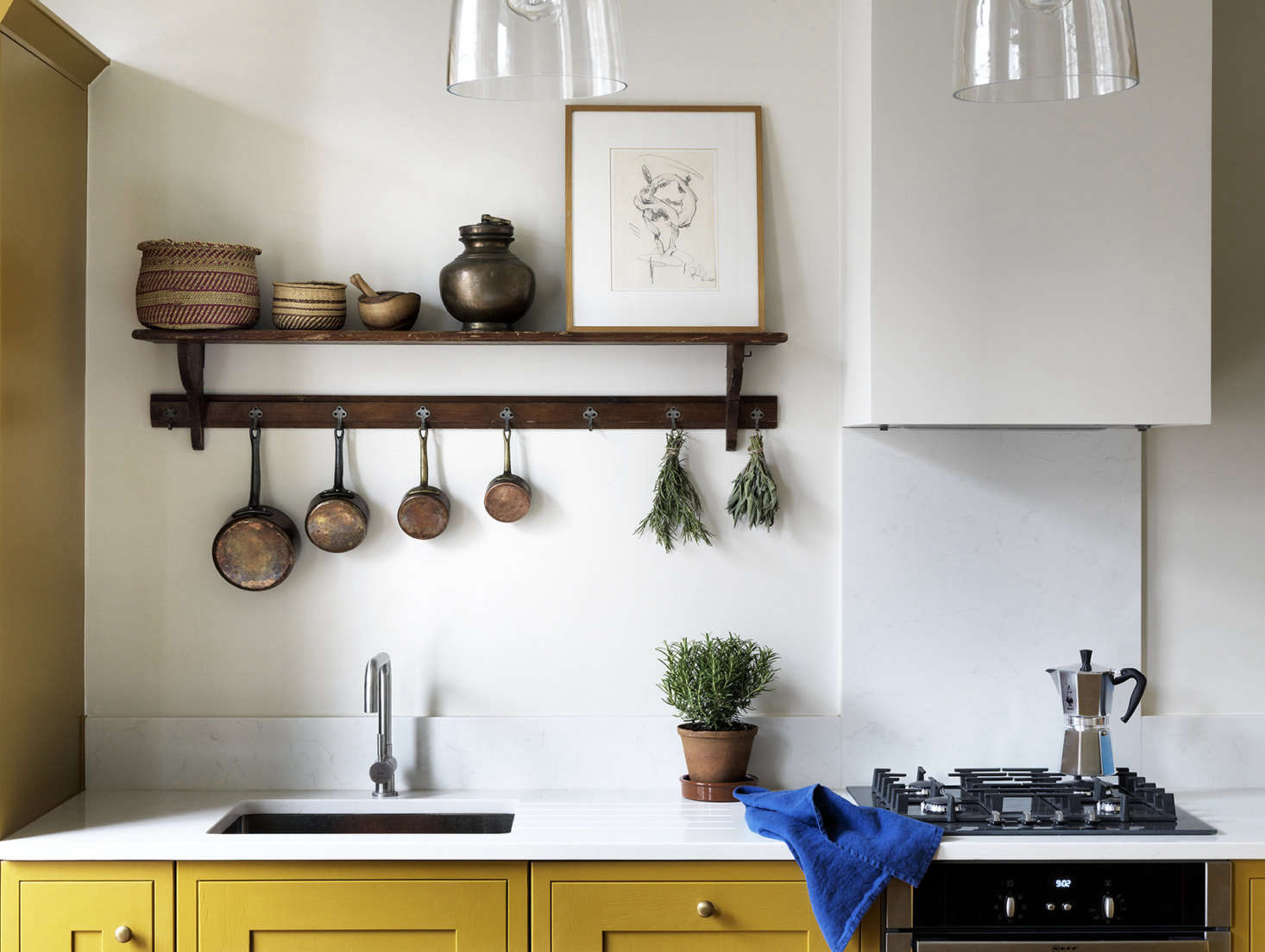 Steal This Look A Deep Yellow Shaker Kitchen in London Remodelista