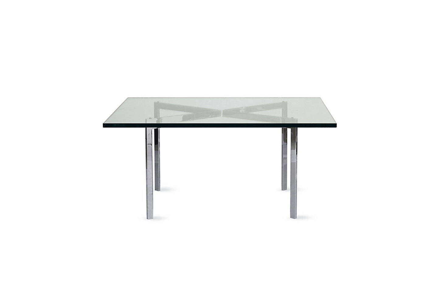 Designed by Mies van der Rohe and produced by Knoll, the Barcelona Table was first created for his Villa Tugendhat in Brno, Czech Republic. The table is still produced today for $