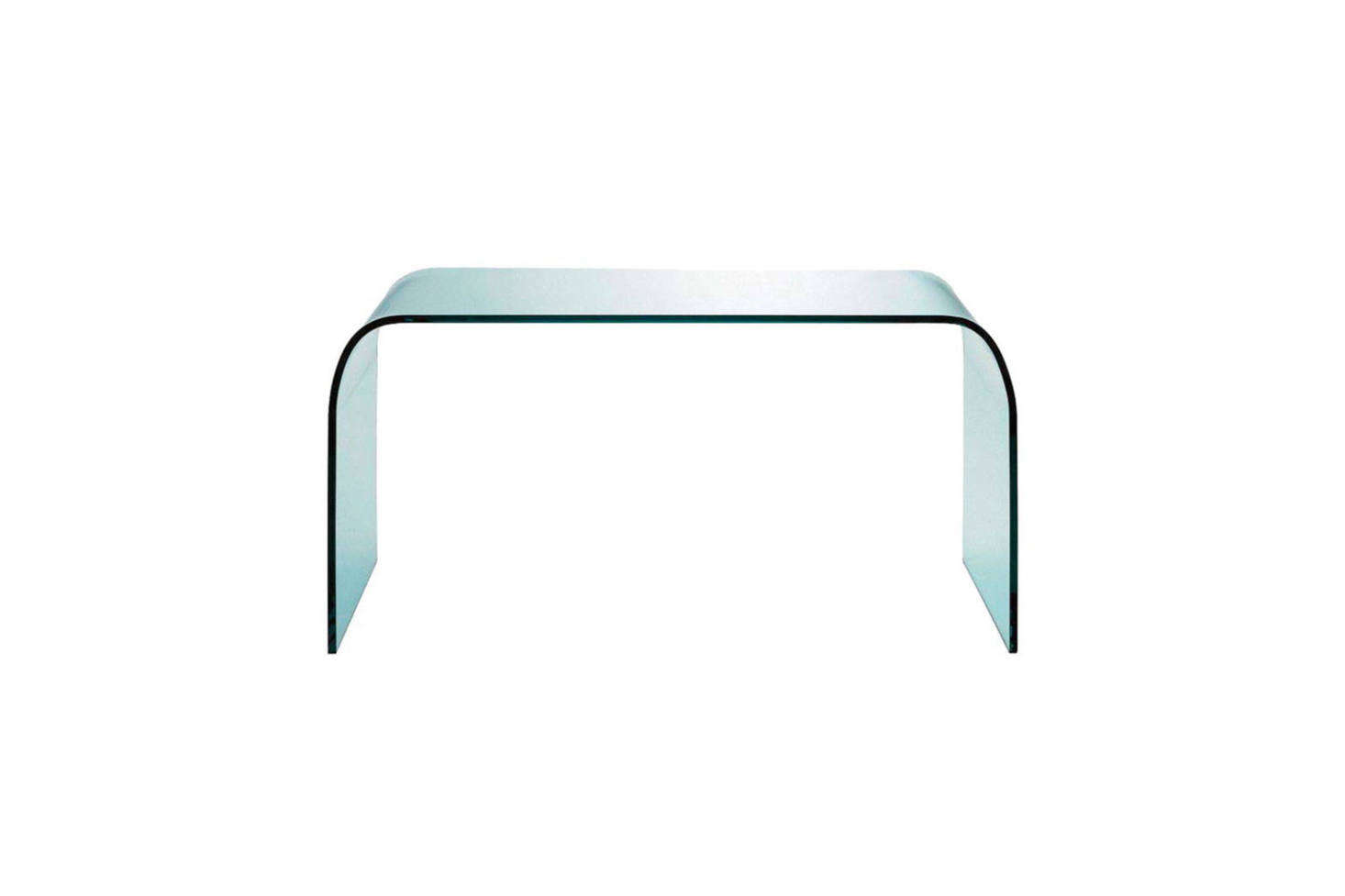 Designed by Pietro Chiesa for FontanaArte, the all-glass Fontana Coffee Table is $data-src=
