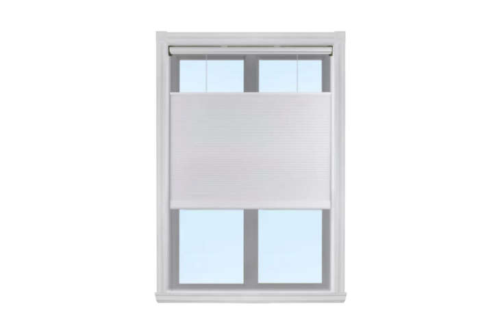 the top down bottom up semi sheer white cellular shade from symple stuff starts 22