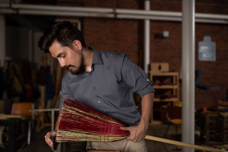 jared pritt trims a streamliner broom, \$4\2 in a colorway called harvest. 19