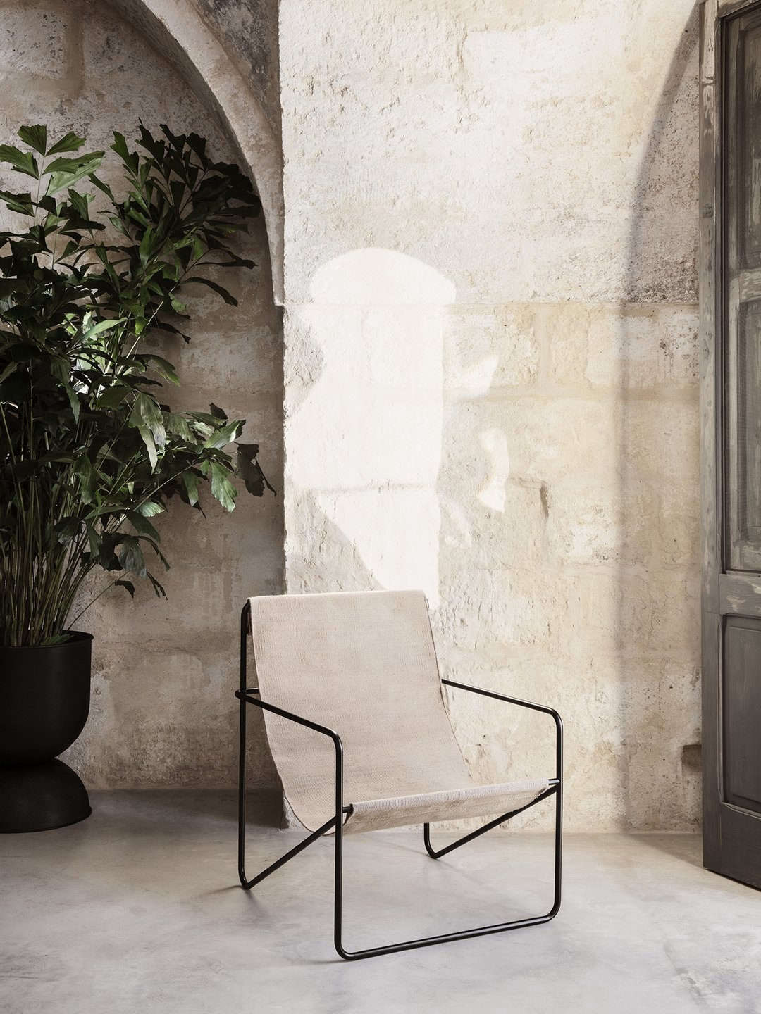 The Desert Lounge Chair with a Solid Cashmere Cover; $345 from Lekker Home.