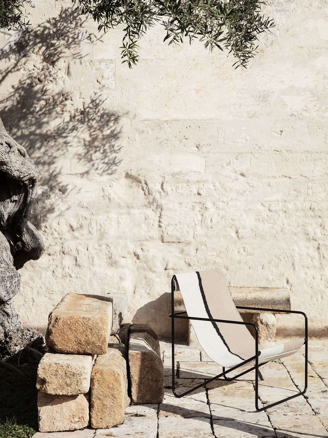 The Desert Lounge Chair in Black/Soil; $345 from Lekker Home.