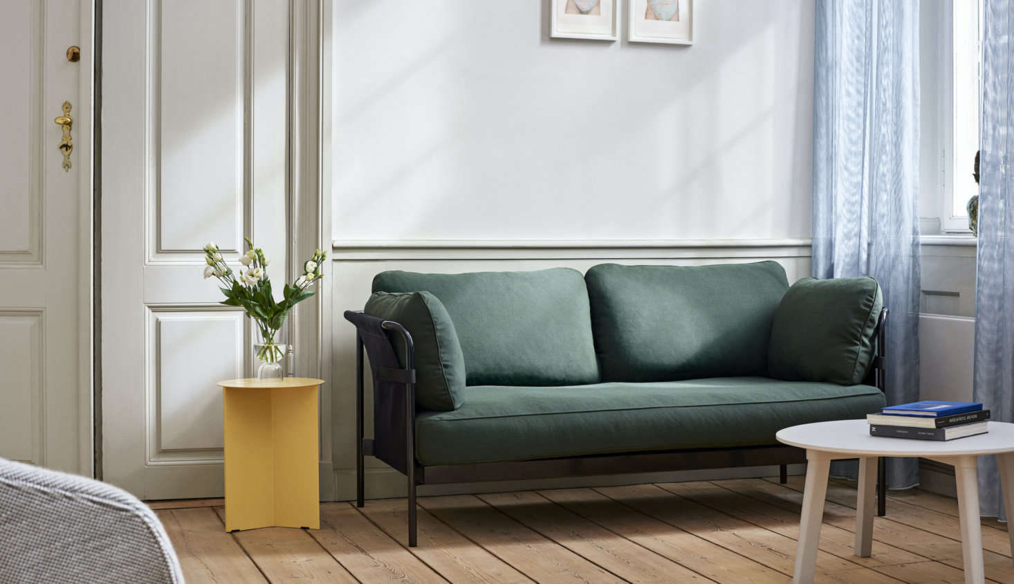 A favorite from the Can Collection: The flat-pack, easy-going Can Sofa (from $