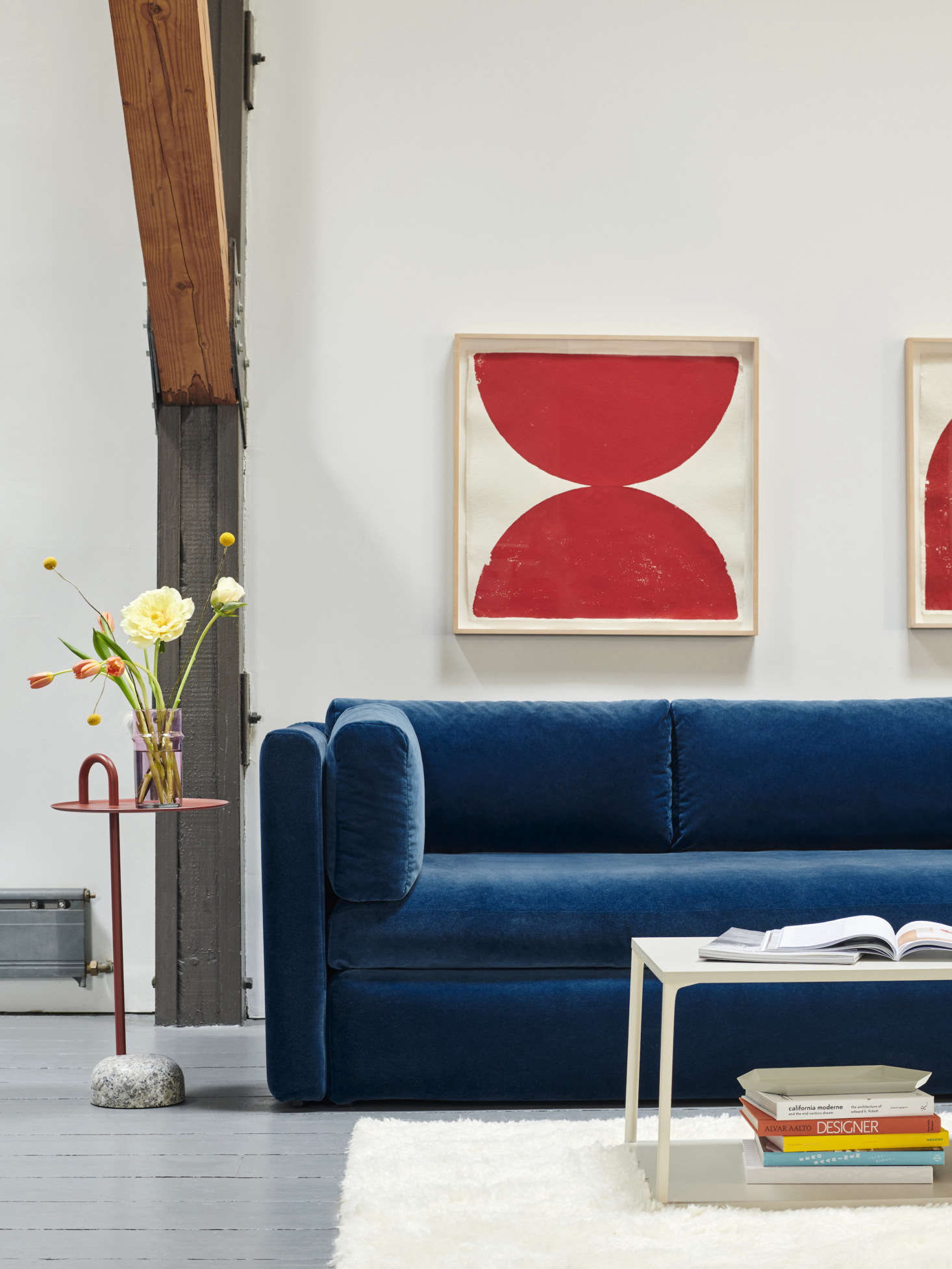 Last but not least, the lush and clean-lined Hackney Three-Seater Sofa ($