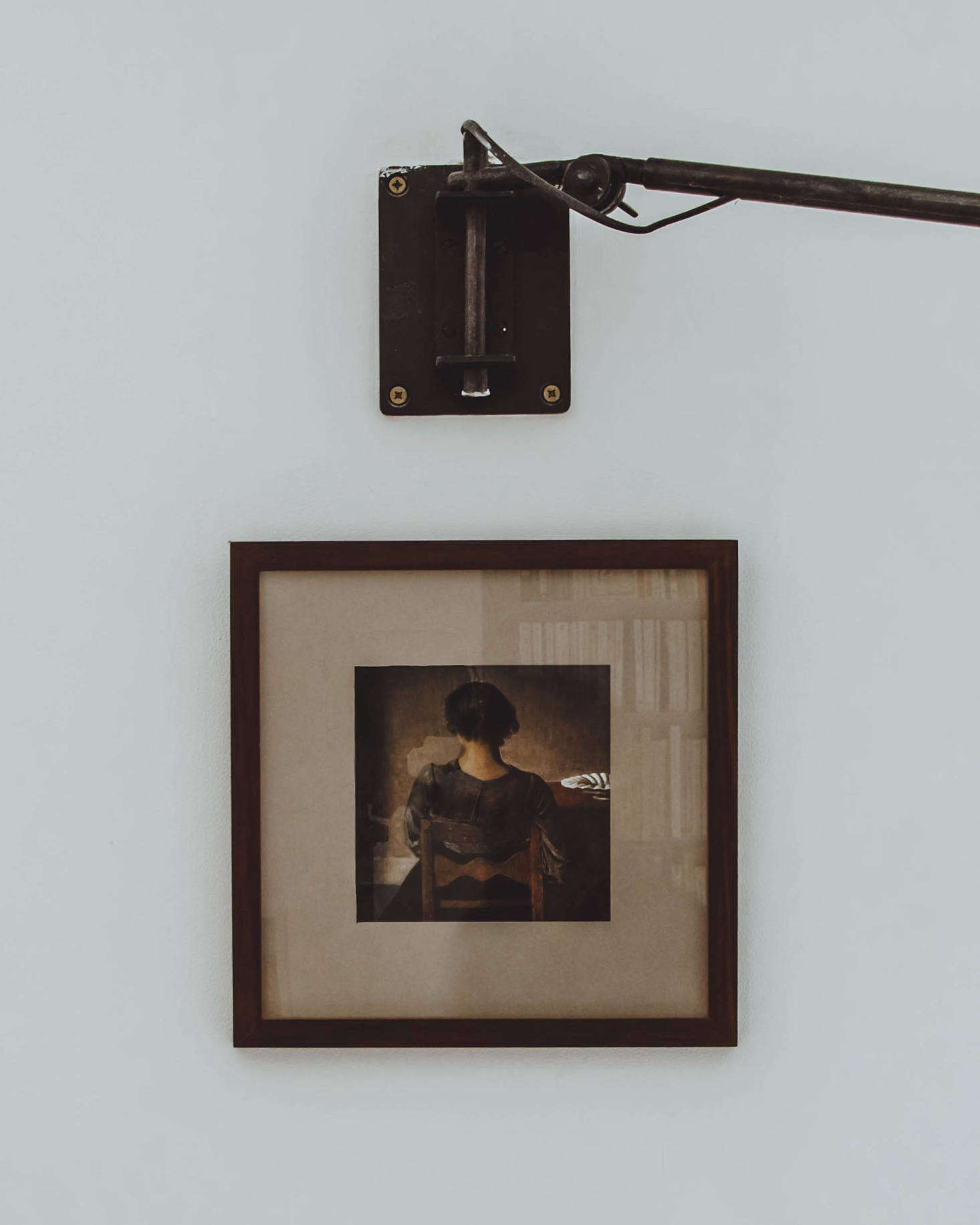 A Hammershoi print hangs on one wall. (N.B.: For a room inspired by Hammershoi, see Kitchen of the Week: A Culinary Space Inspired by a Painting.)