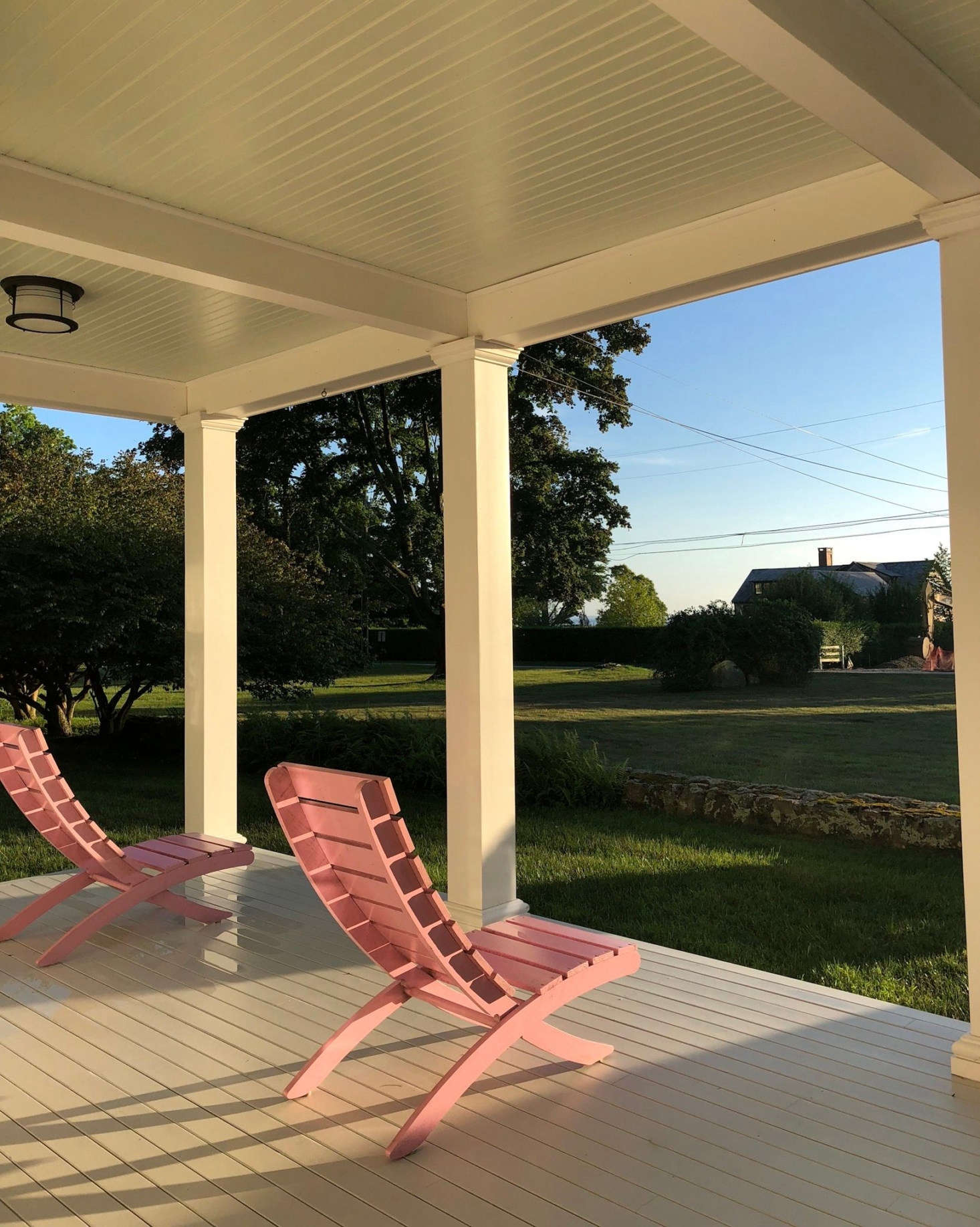The view of the water from the front porch. 