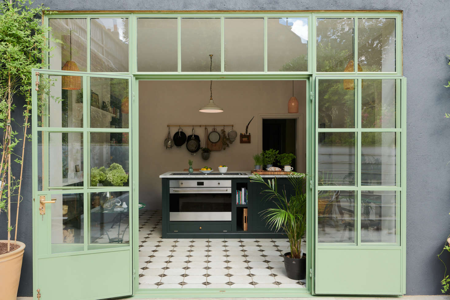 The kitchen is in a th-century Victorian house and originally had just two small windows. Chris