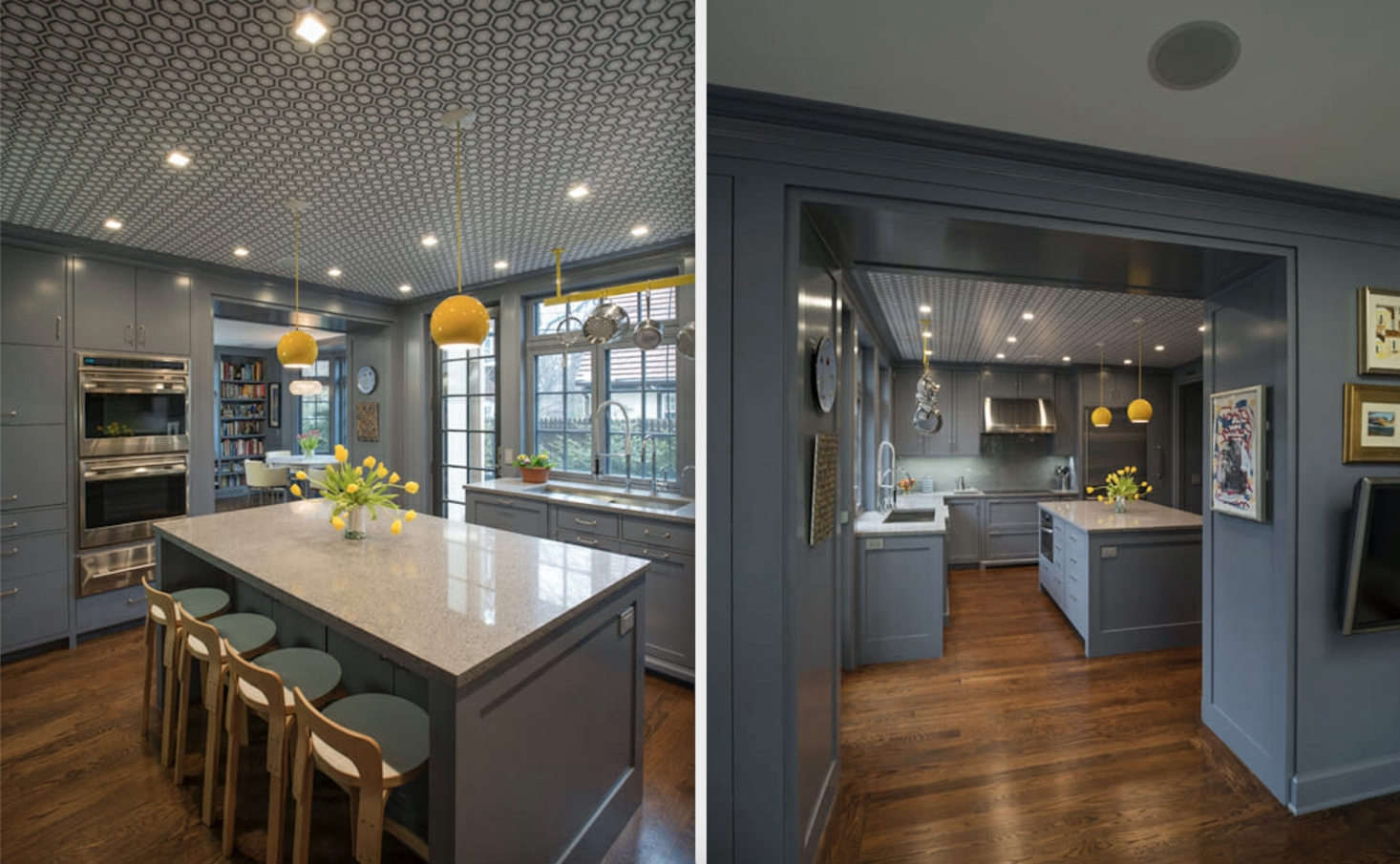 Inspired by Julia Child’s Boston kitchen, Sweeten recommended Manhattan-based firm Essential Design + Build to renovate this kitchen in Forest Hills Garden, Queens.