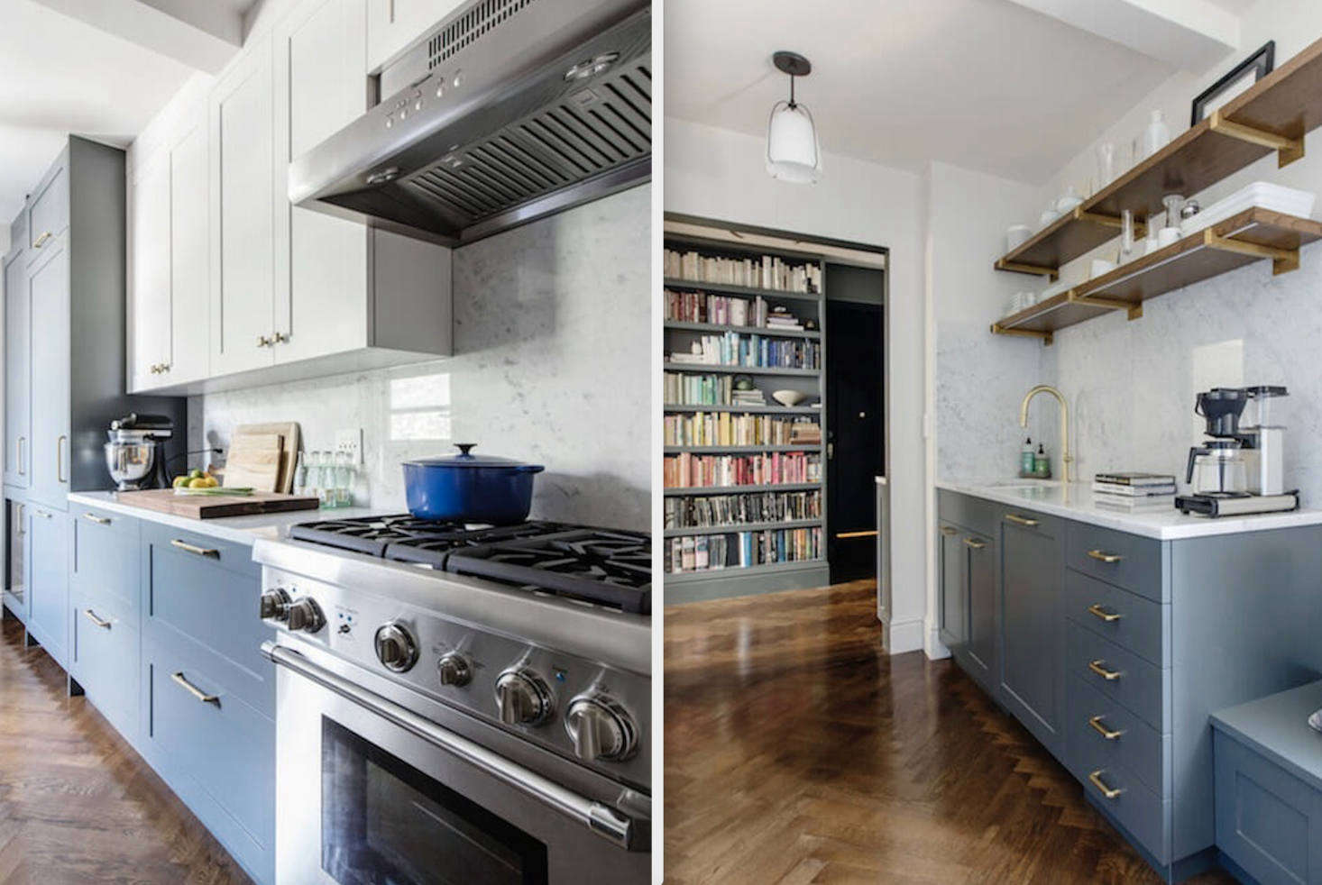 Working with their Sweeten contractor, Jeremy and Chris transformed a 778-square-foot co-op in Hudson Yards into their dream space.