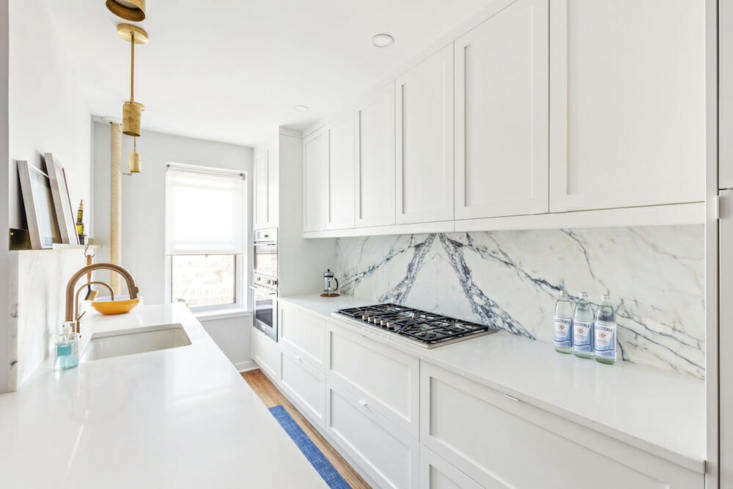 nest fine interior contracting this galley kitchen in jackson heights, queens.  22