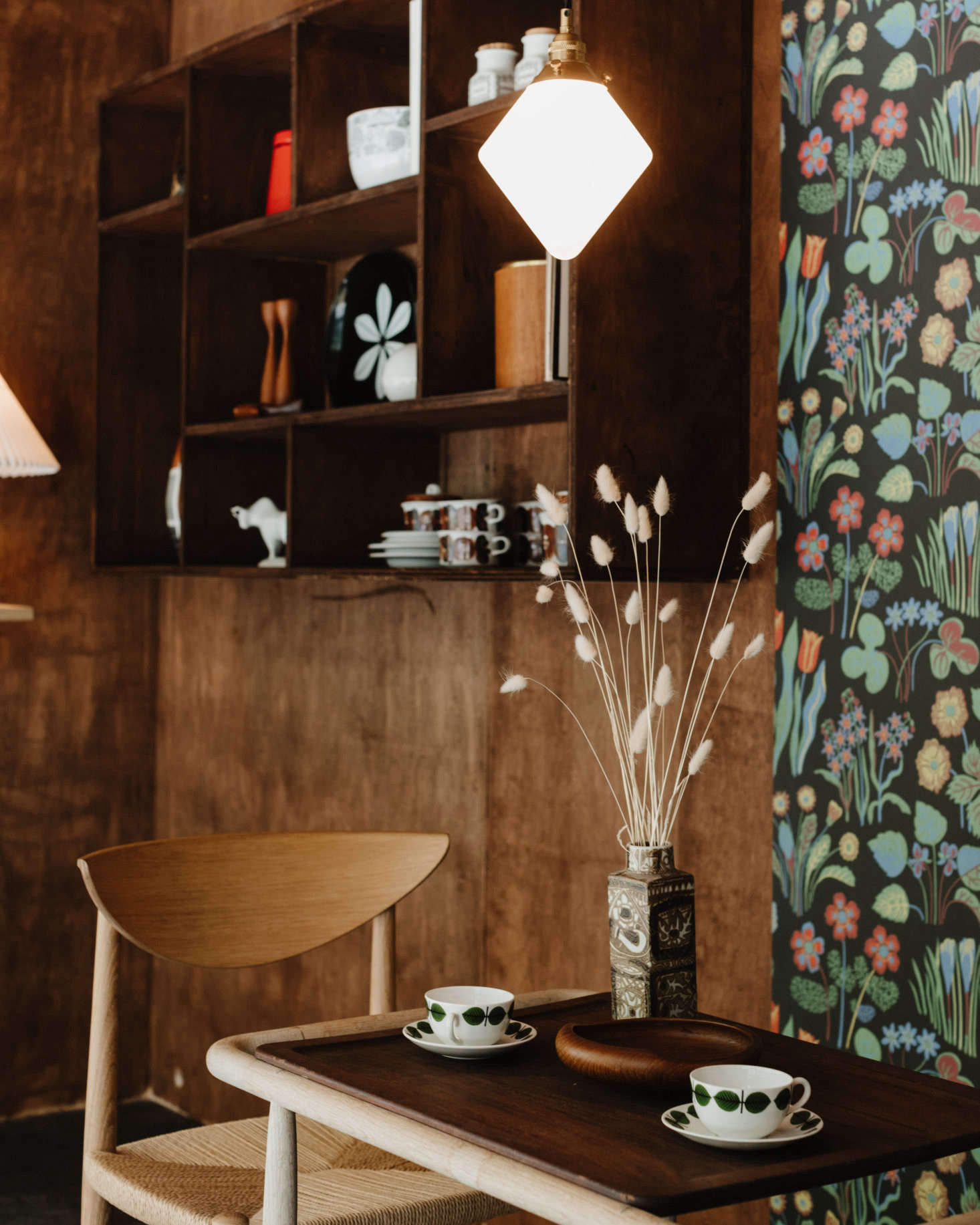 A glimpse of Dark Horse Coffee Automat in Toronto, Designed by Mjölk.