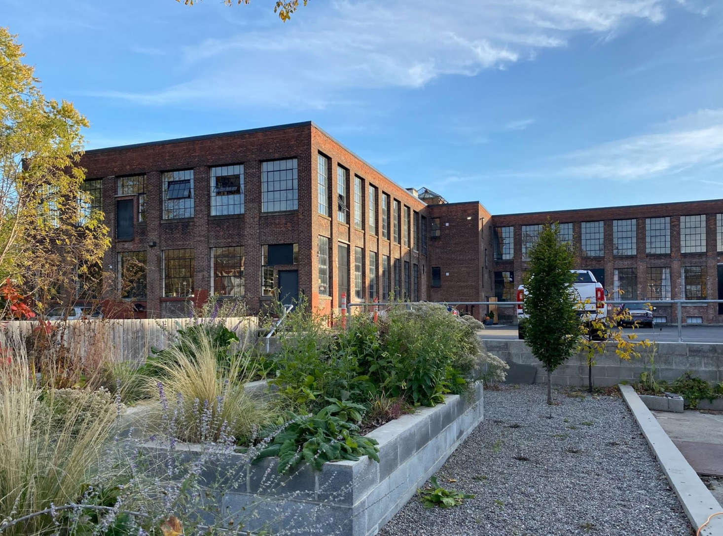 Another view of the finished factory. 