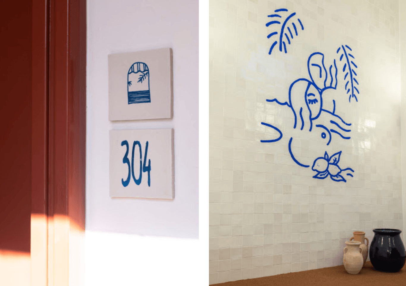 Hand painted signage by Franck Lebraly.