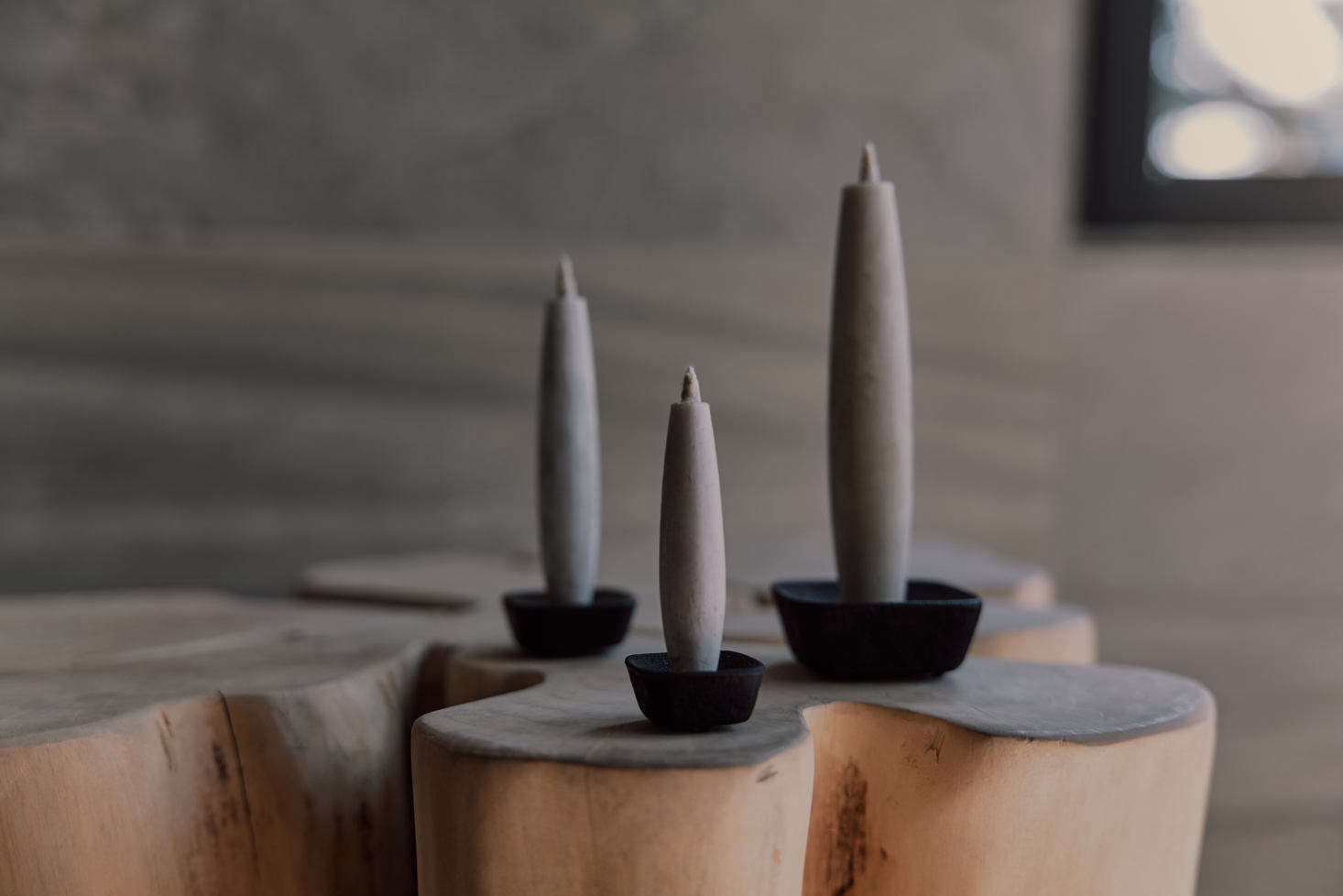 The perfect addition to dark winter days: a Sumac Candle Gift Set, with sumac candles and a cast-iron candle stand, all tucked into a reusable wooden box. The candles are handmade from the fruit of the Japanese haze tree by a family-run business in Ishikawa that has been making traditional Japanese candles since 9
