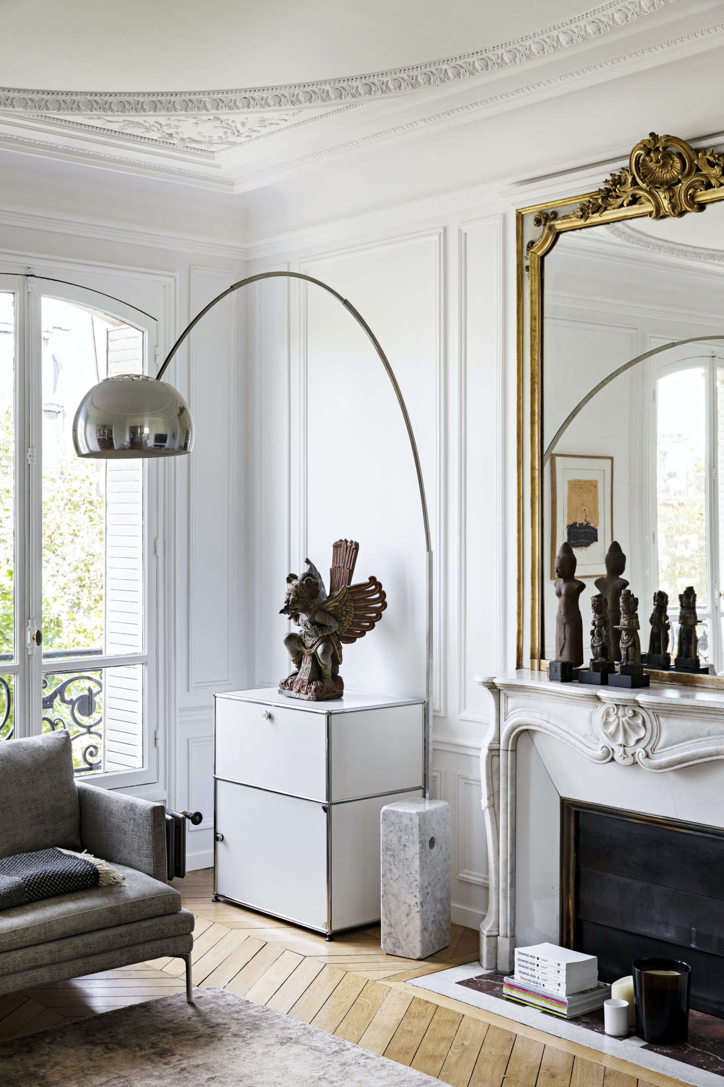 A closer look at the Arco Floor Lamp by Flos Lighting.