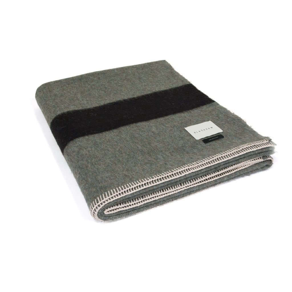 Blacksaw of Canada offers a line of soft, heavy blankets made from 0-percent recycled materials, such as factory offcuts—instead of ending up in a landfill, the fibers are shredded and spun into yarn. The Siempre Recycled Blanket is $8.