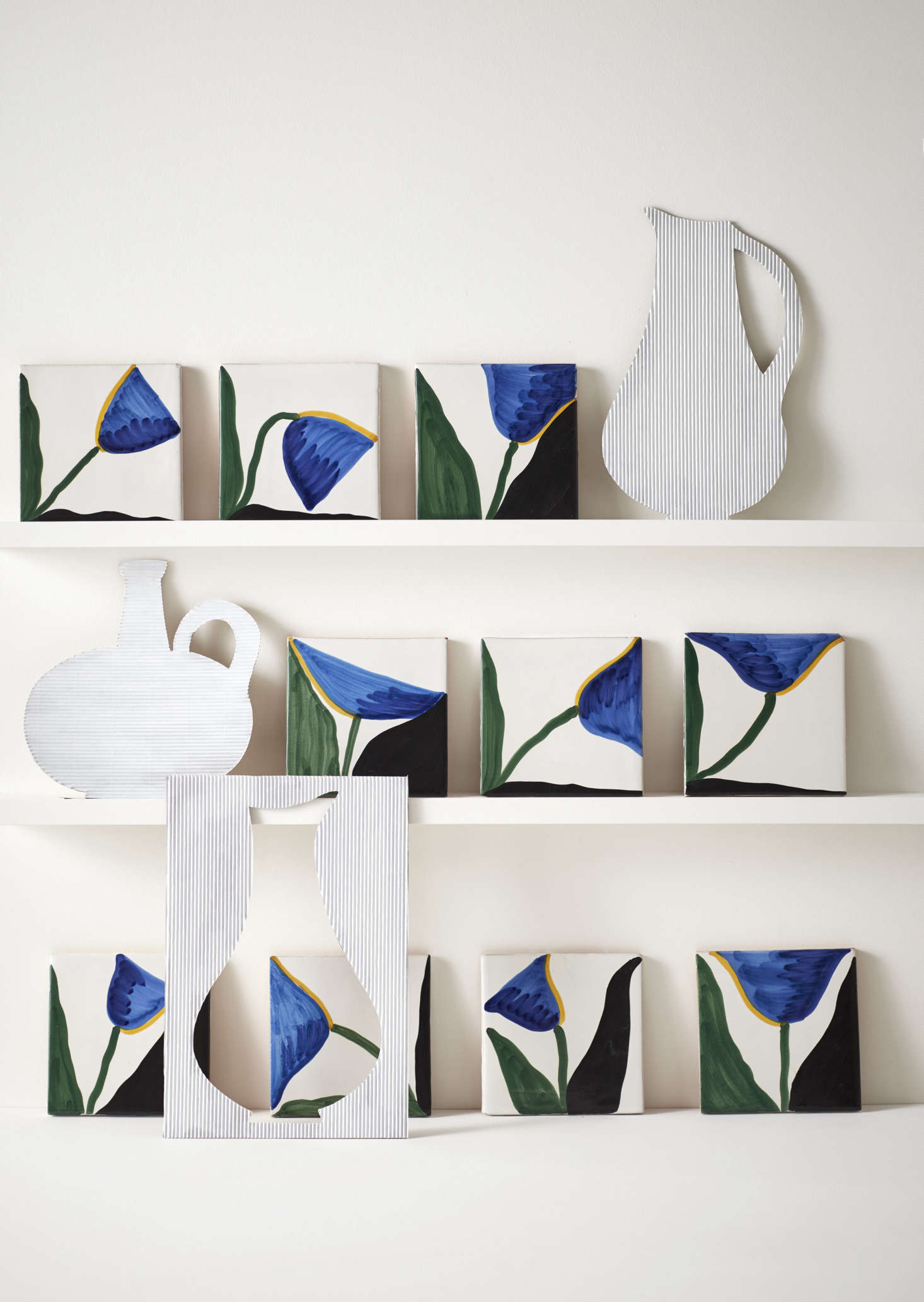 Wayne Pate tulip tiles for Balineum.