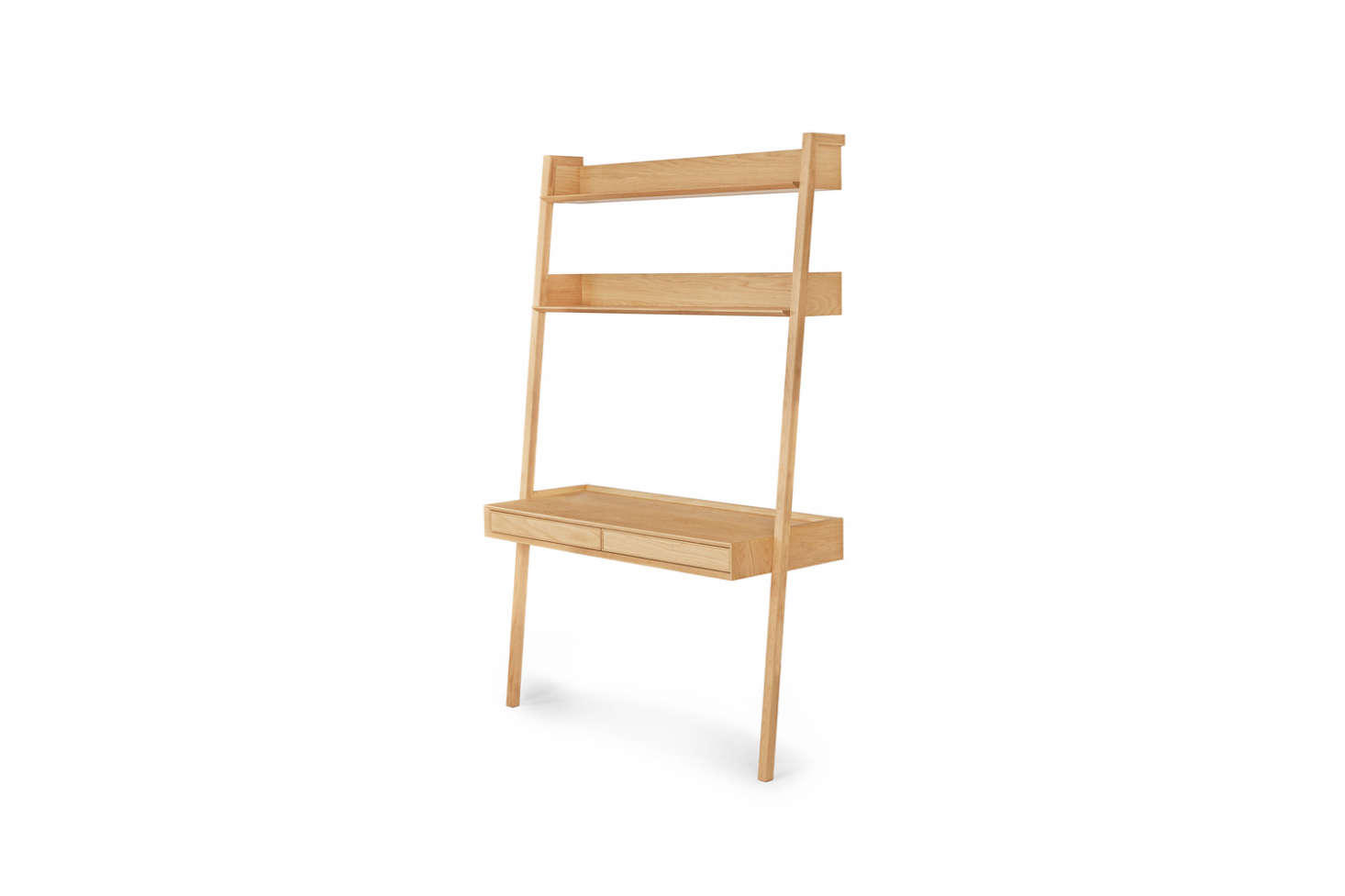 From furniture start-up company Article, the Fantol Desk is a combination of solid oak gables and veneer shelves; $799 at Article.