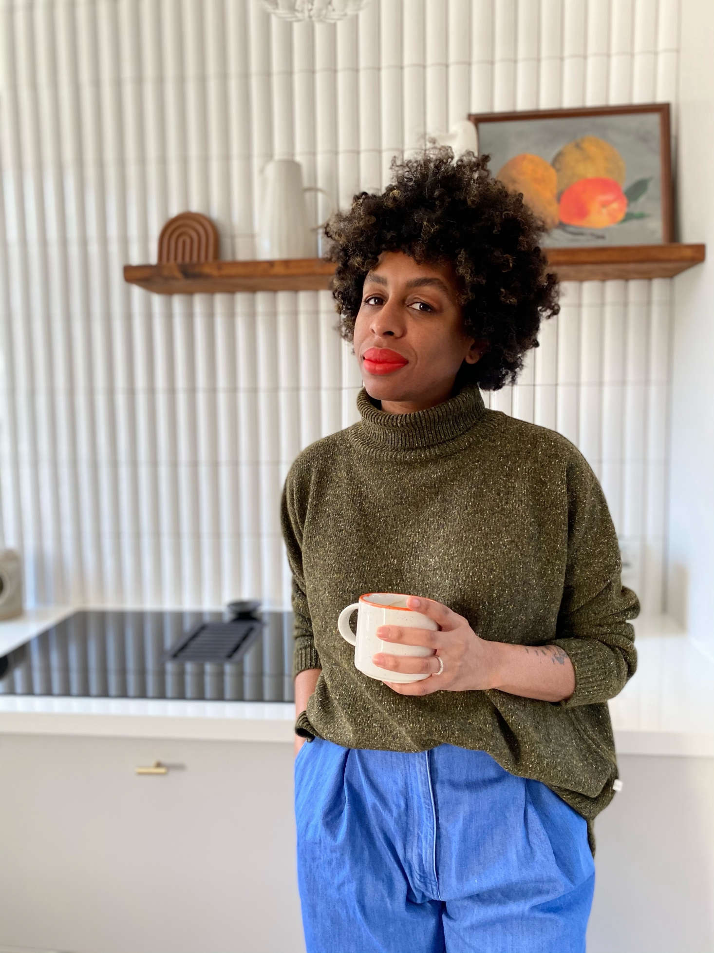 Ferren initially moved to London from Denver to get her masters degree. She