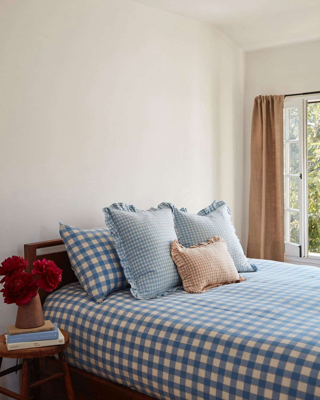 The Gingham Duvet Cover in Bluebell, starting at $5.