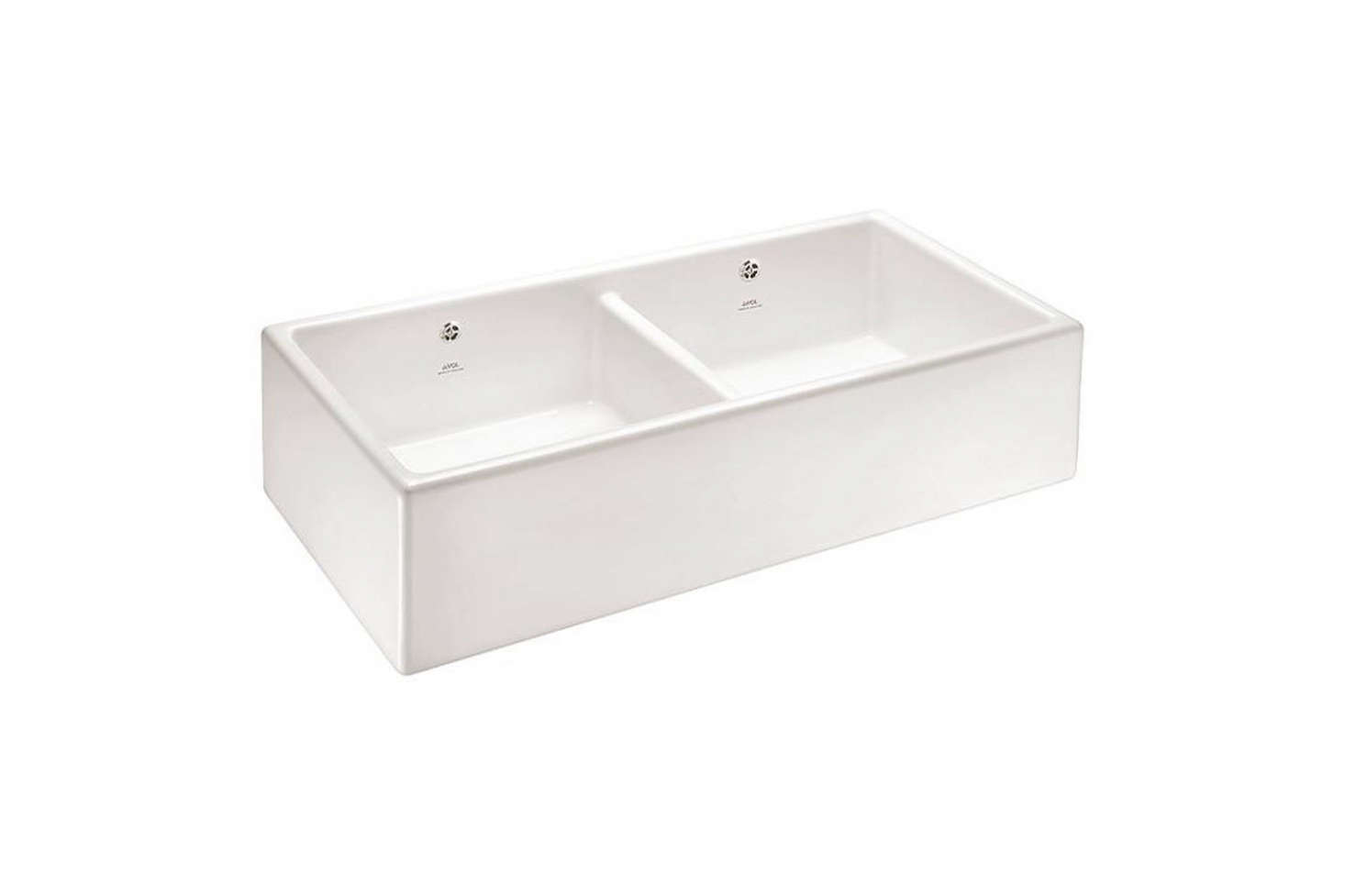 The deVOL Double Shaker Sink is $data-src=