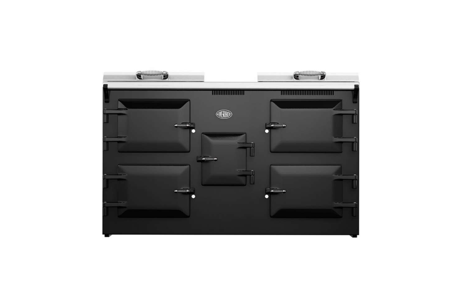 The Everhot Range Cooker 0 Series is available in black and a range of other colors. Contact Everhot for more information.