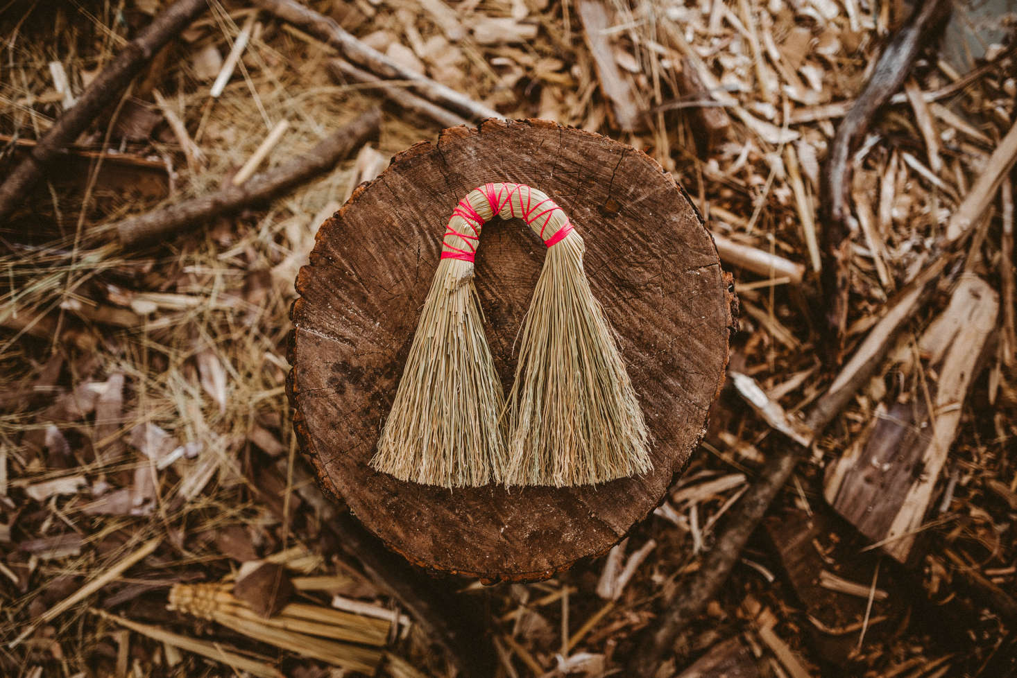 Frankies Broom ($) is the first I spotted on the Minka website, with a charmingly imperfect wrapped handle. (It