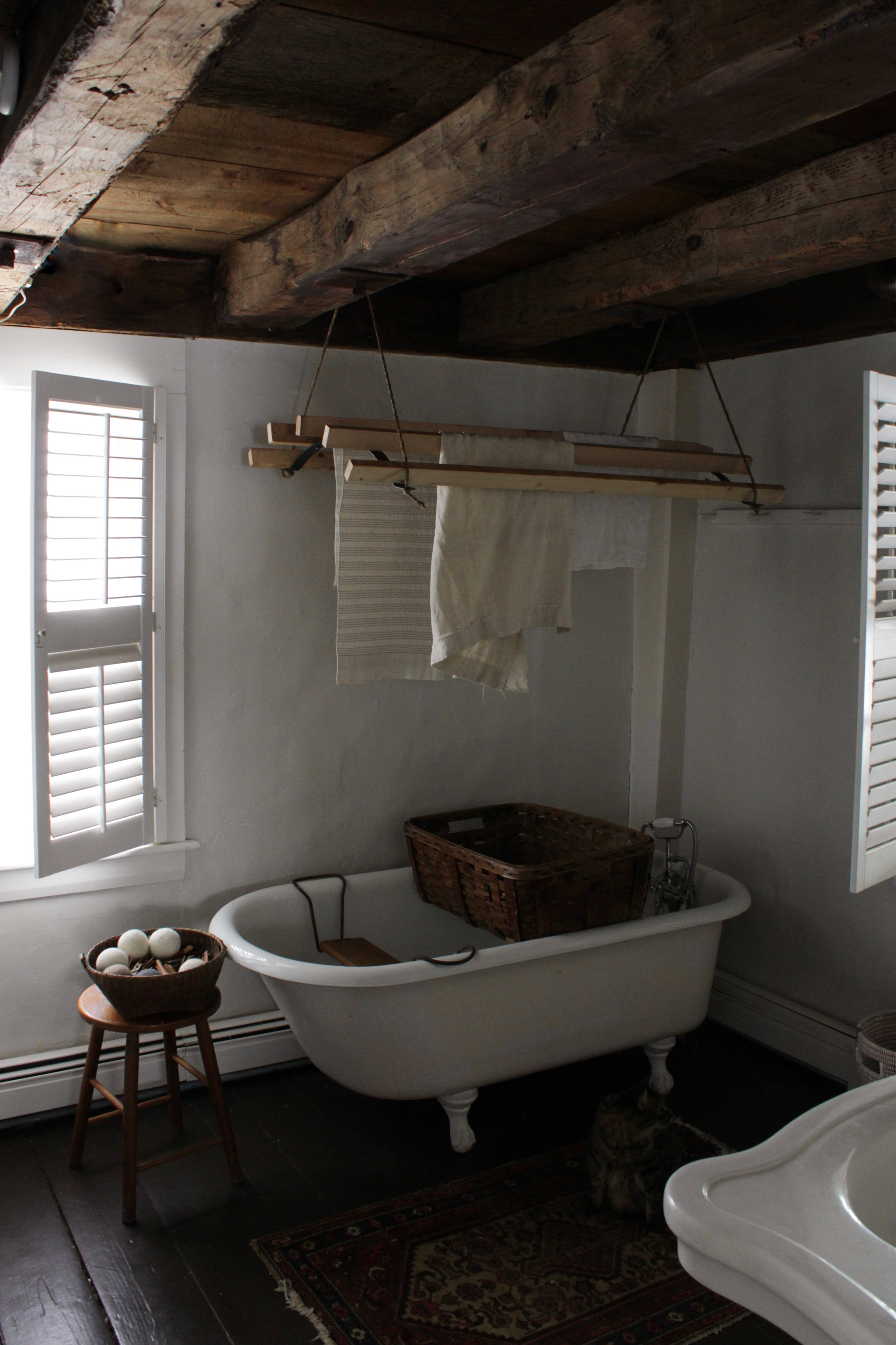 finished (and hung above the bath for collecting errant drips). 20