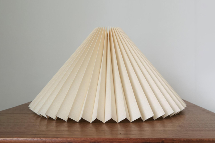 the clip on pleated lampshade white is \$66.\20 at le krazy horse on etsy. 21