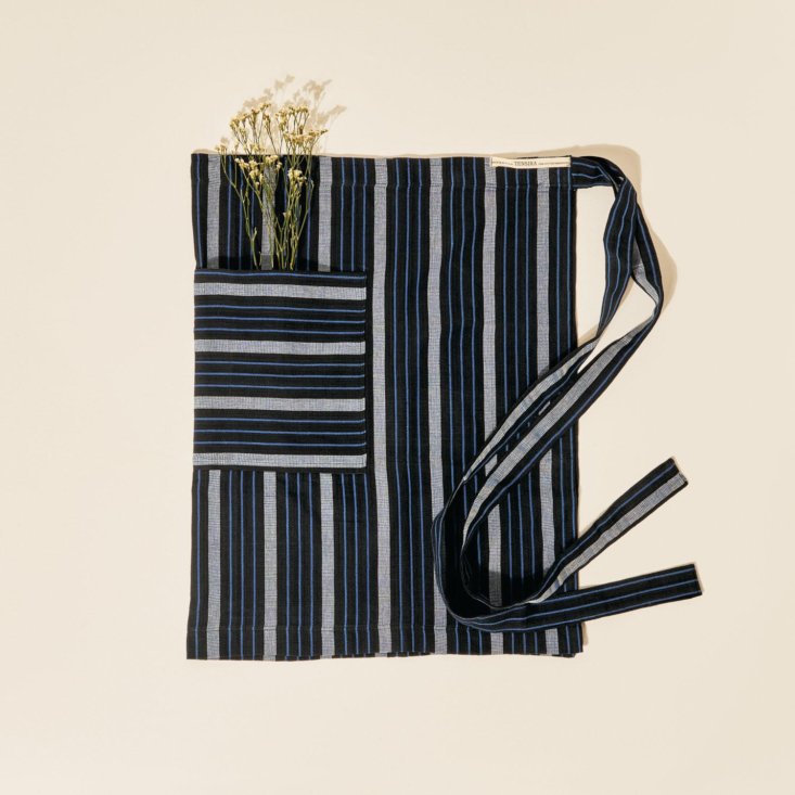 Half Apron in Blue and Black by Tensira from Goodee