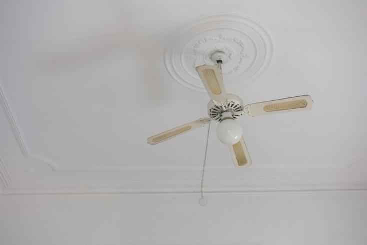 a caned ceiling fan for hot summer days. 33