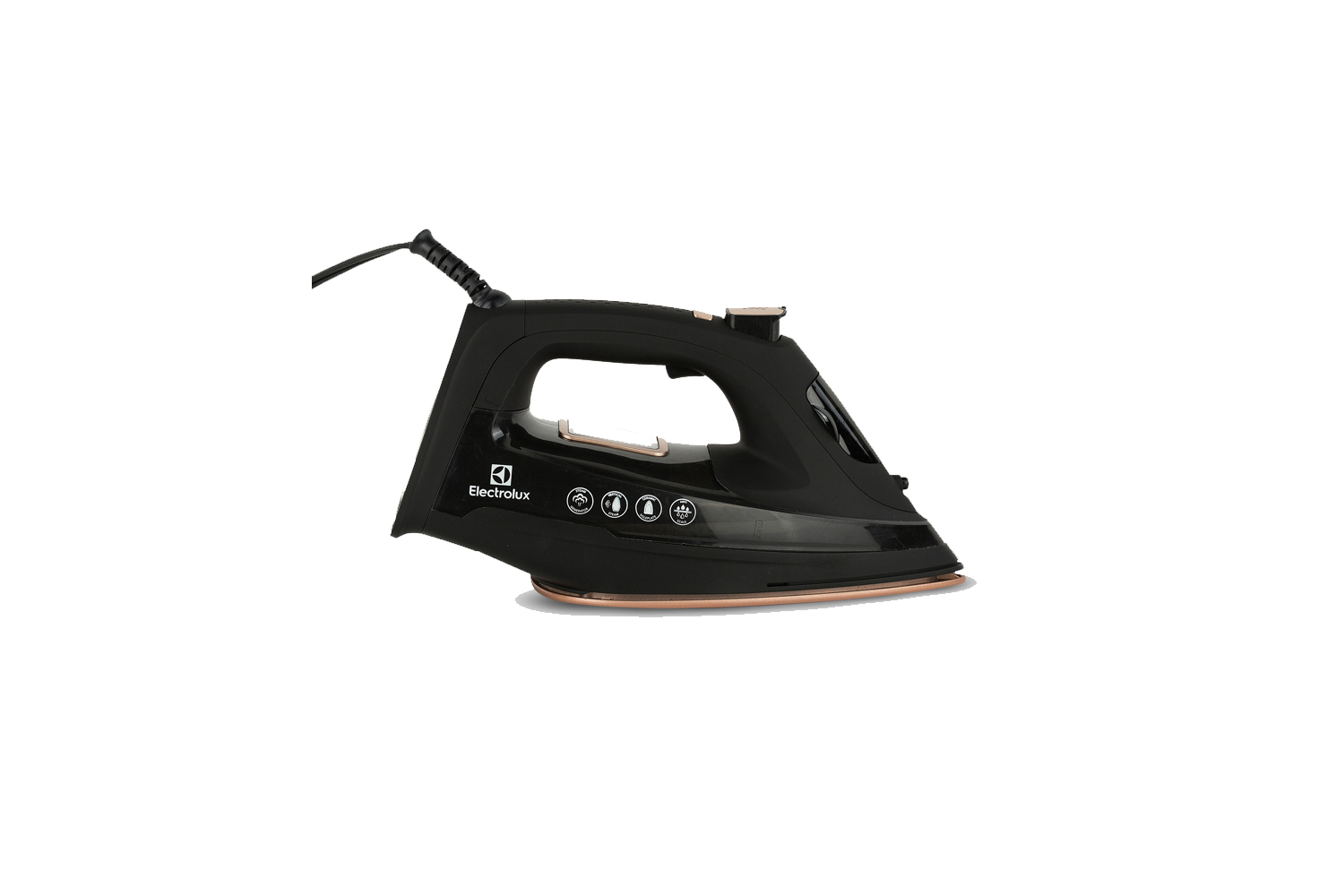 the electrolux steam iron features an even heat nonstick ceramic sole plate, co 14