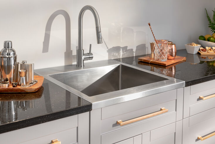 above: shown here in a home bar set, newage’s faucets and premium qualit 23