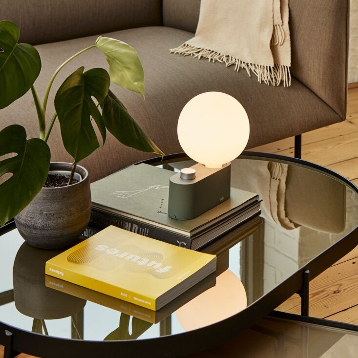 above: the alumina table lamp by tala is fully portable and comes in five finis 20