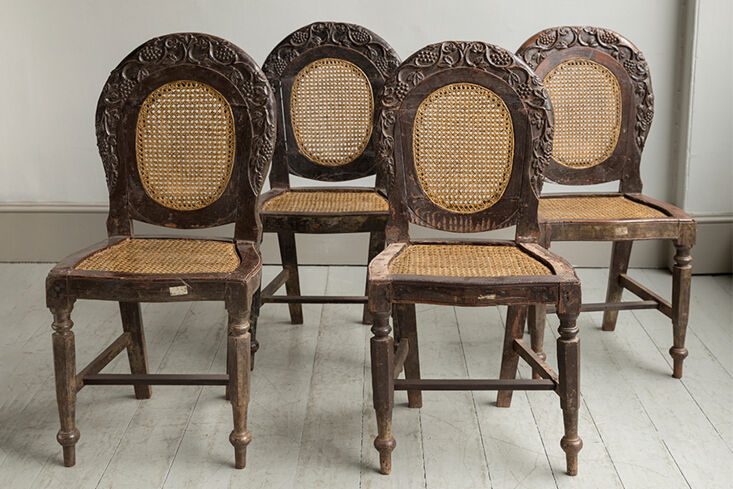 source a vintage dining chair from howe in london. this set of four goan hardwo 21