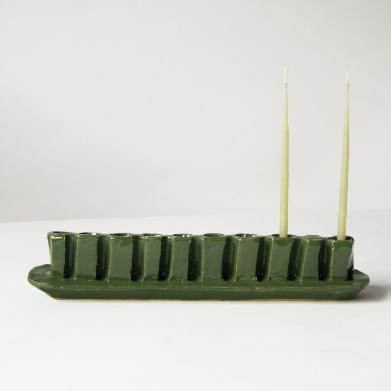8 Modern Handmade Menorahs