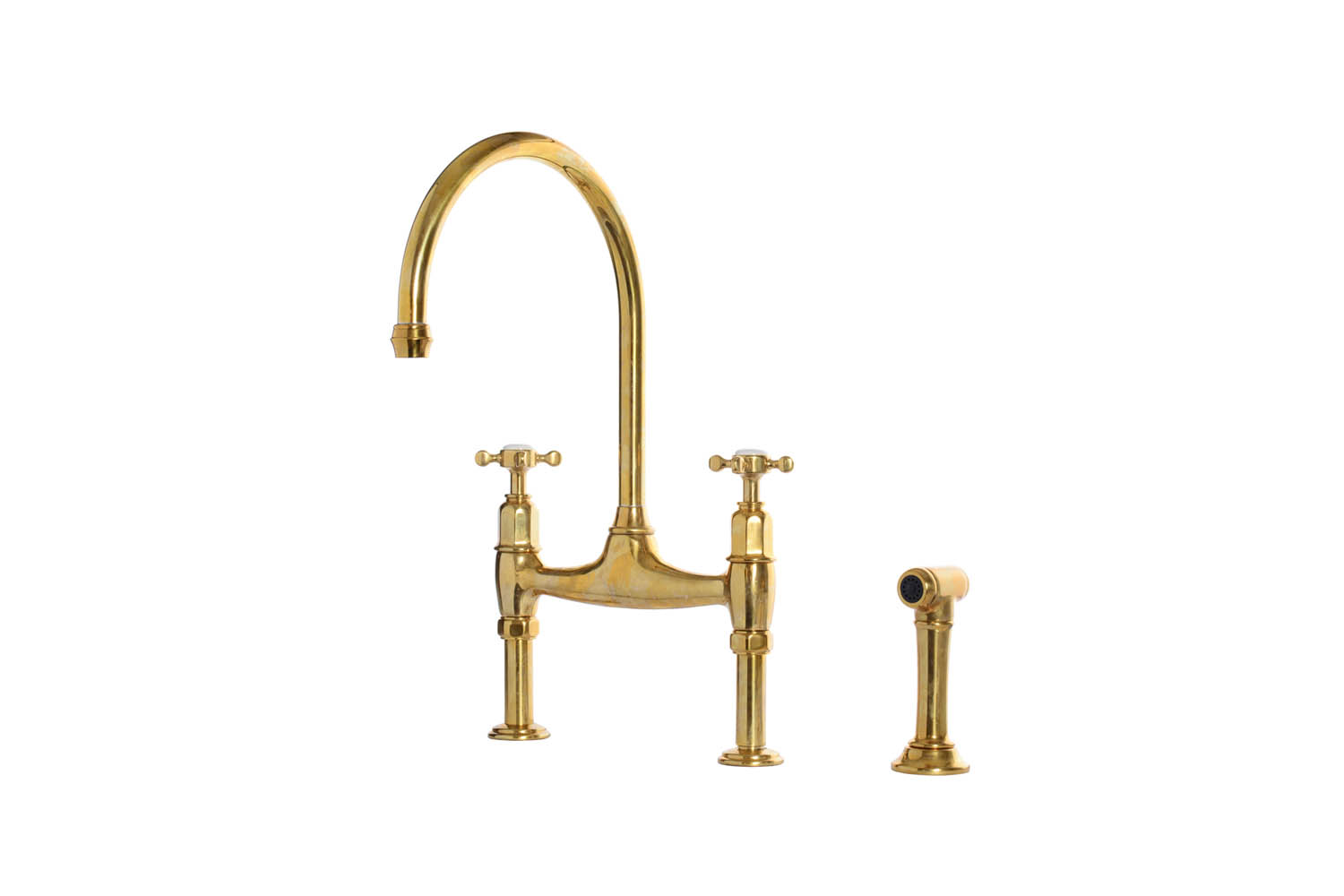 the faucet is the devol aged brass ionian tap faucet; \$\1,080 at devol. 23