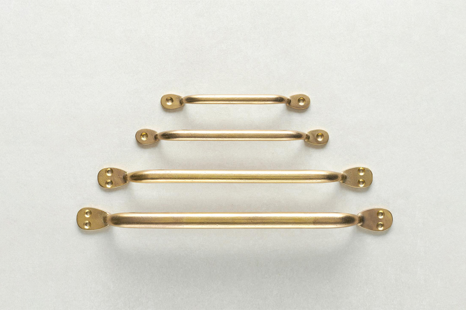 the cabinet pulls are the devol pull handles in aged brass; \$\150 for the medi 33