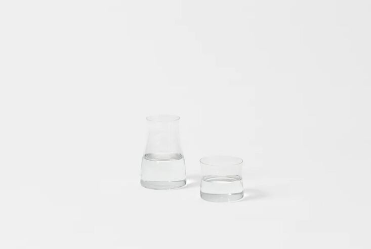 on the splurgier end, the lobmeyr night carafe is \$\235 from march. 22